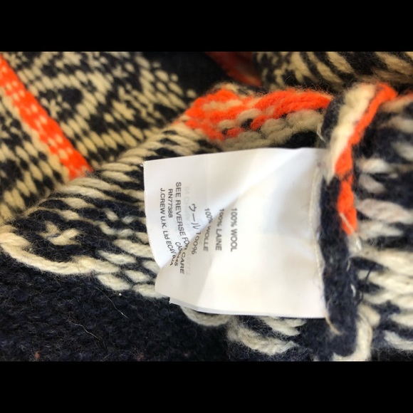 J. Crew Festive Fair Isle 100% Wool Sweater - Picture 7 of 7